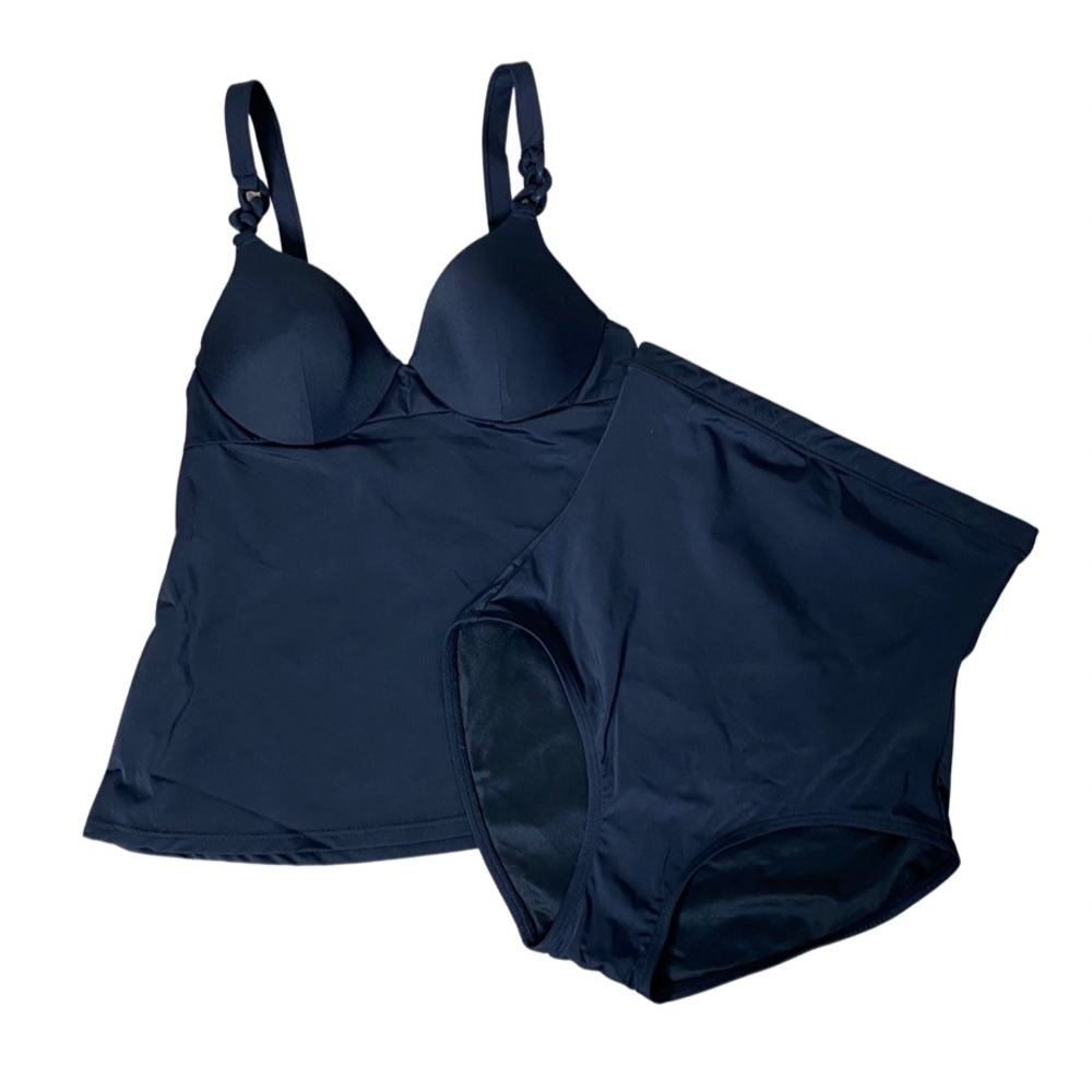 SPANX High Waisted Brief/ Tank Bra Shaping Underwear Black 10 10B/C